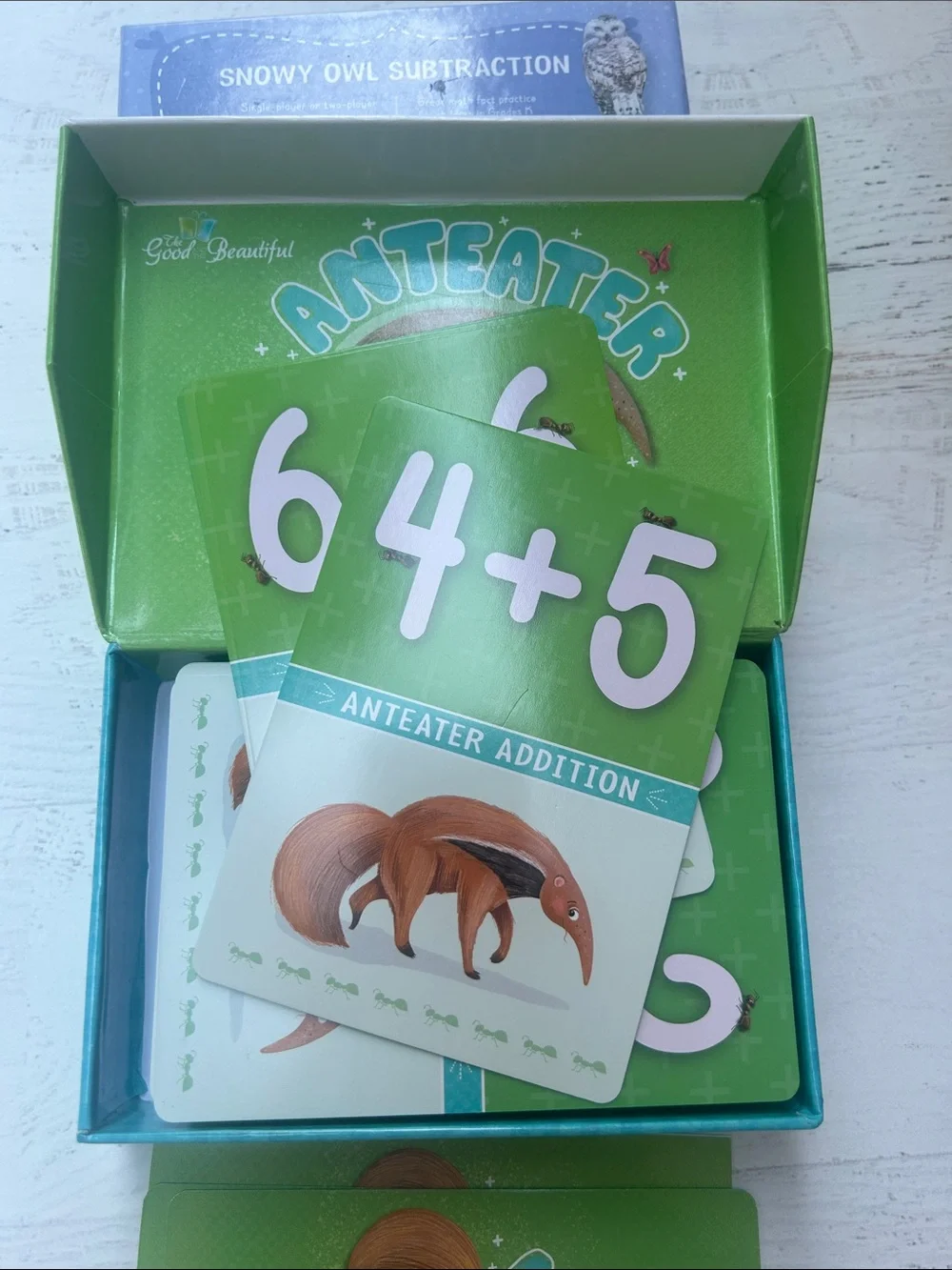 The Good and The Beautiful Anteater Addition and Snow Owl Subtraction